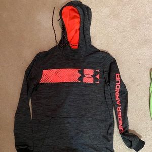 Under Armour Blk/Orange Men’s Small EUC